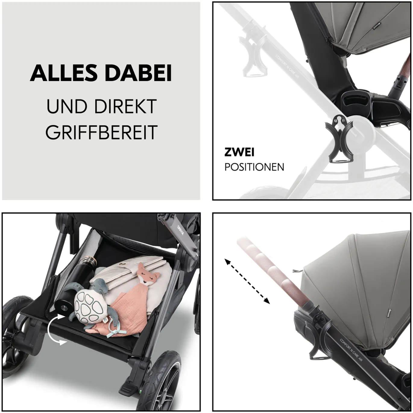 Comfort n Care Air Set Dark Grey