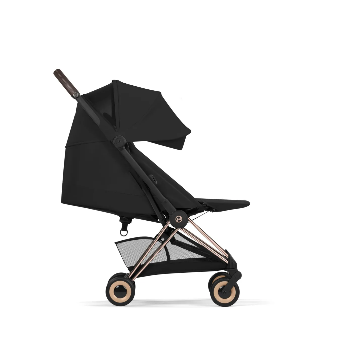 Coya Comfort Sepia Black / Rosegold Rahmen inkl. Babywanne