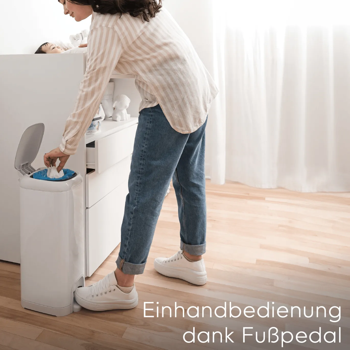 Diaper Genie Windeleimer Select Lilly White