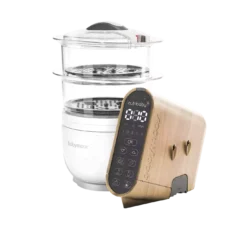 Displaygehäuse Nutribaby + Holz-Effekt