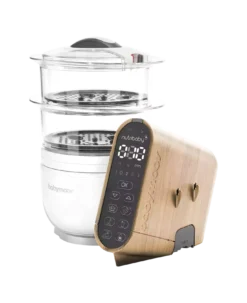 Displaygehäuse Nutribaby + Holz-Effekt