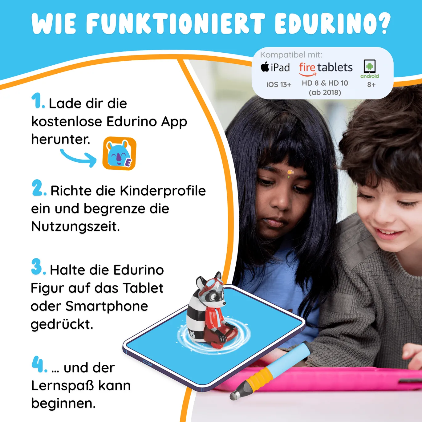 Edurino Lernfigur Robin - Zahlen & Mengen