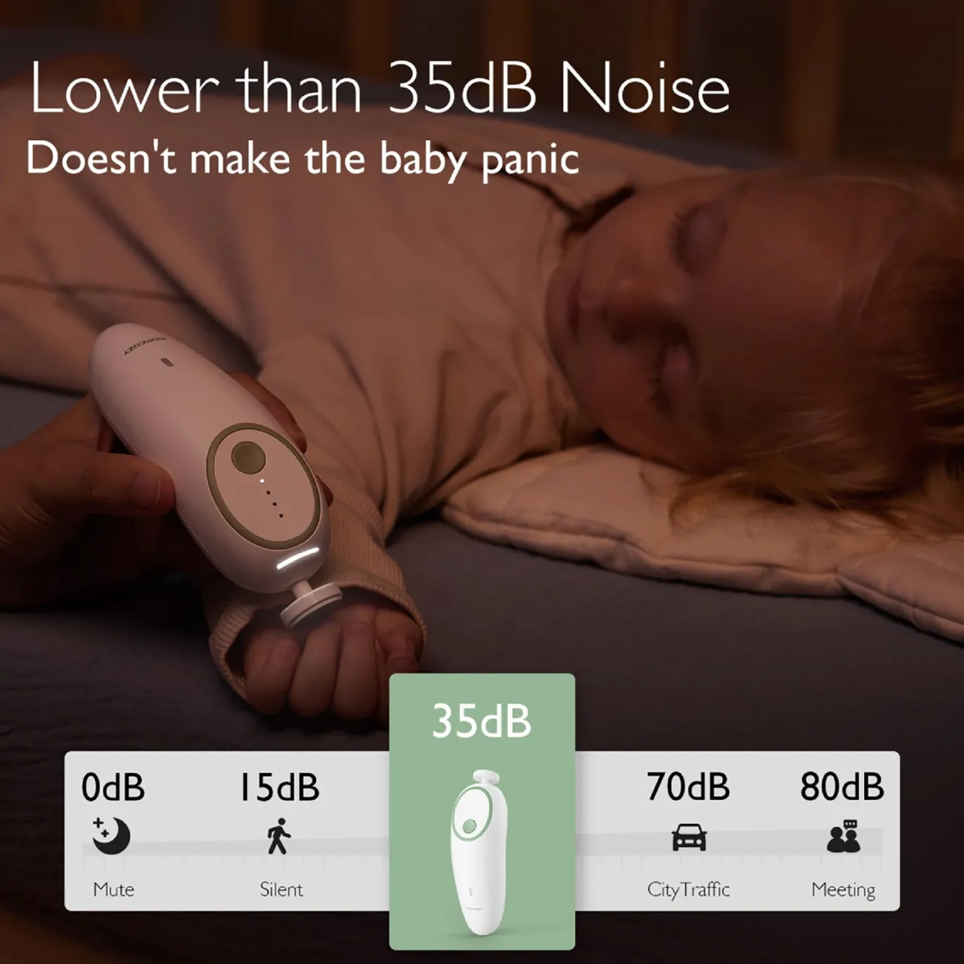 elektrische Nagelpfeile für Babys