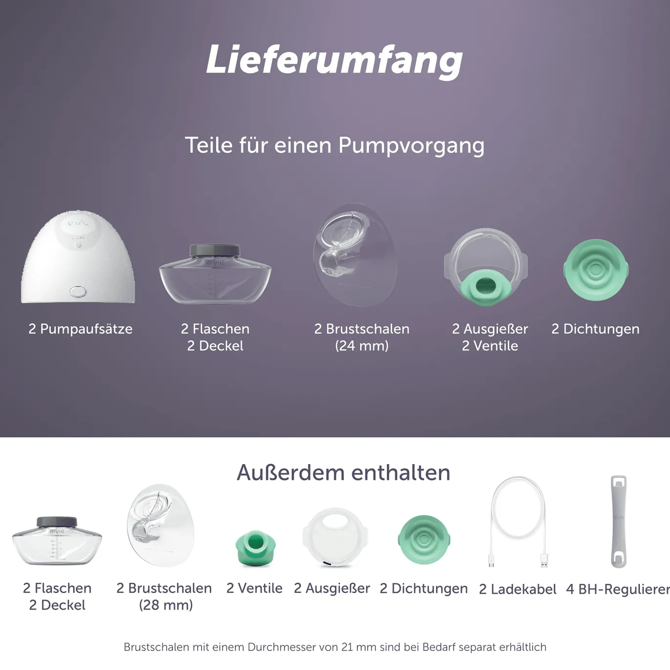 Elvie Pump - Elektrische Doppelpumpe