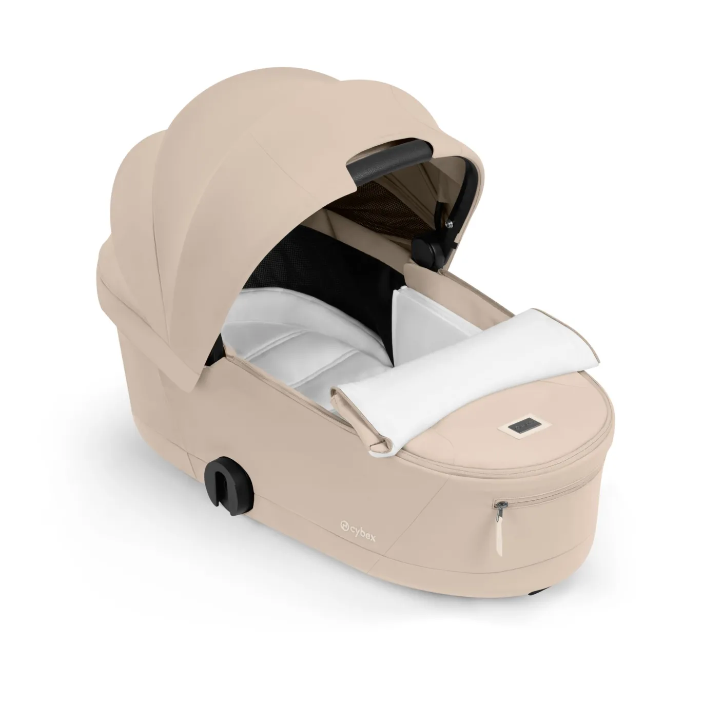 e-Priam Comfort Cozy Beige mit Rahmen in Matt Black 26