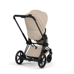 e-Priam Comfort Cozy Beige mit Rahmen in Matt Black 26