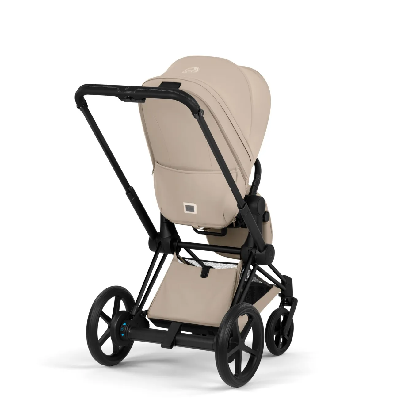 e-Priam Comfort Cozy Beige mit Rahmen in Matt Black 26