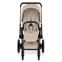 e-Priam Comfort Cozy Beige mit Rahmen in Matt Black 26