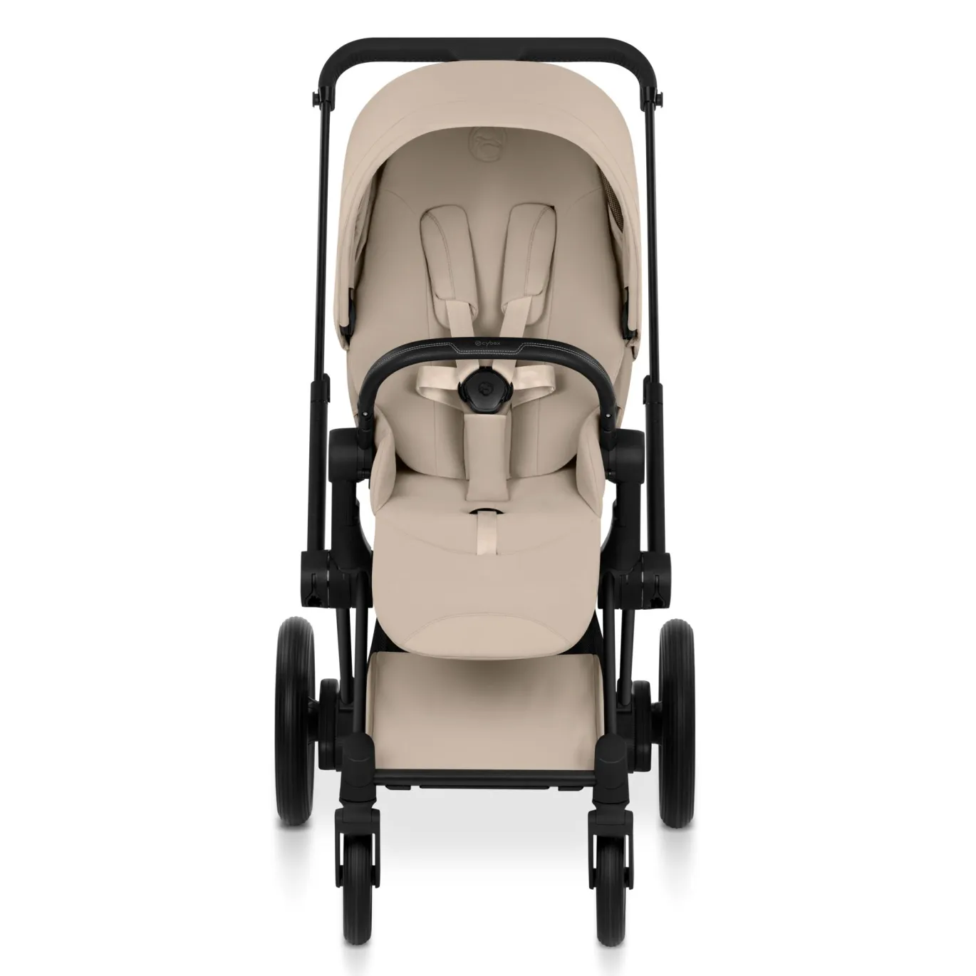 e-Priam Comfort Cozy Beige mit Rahmen in Matt Black 26