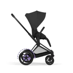 e-Priam Comfort Sepia Black mit Rahmen in Matt Black 26