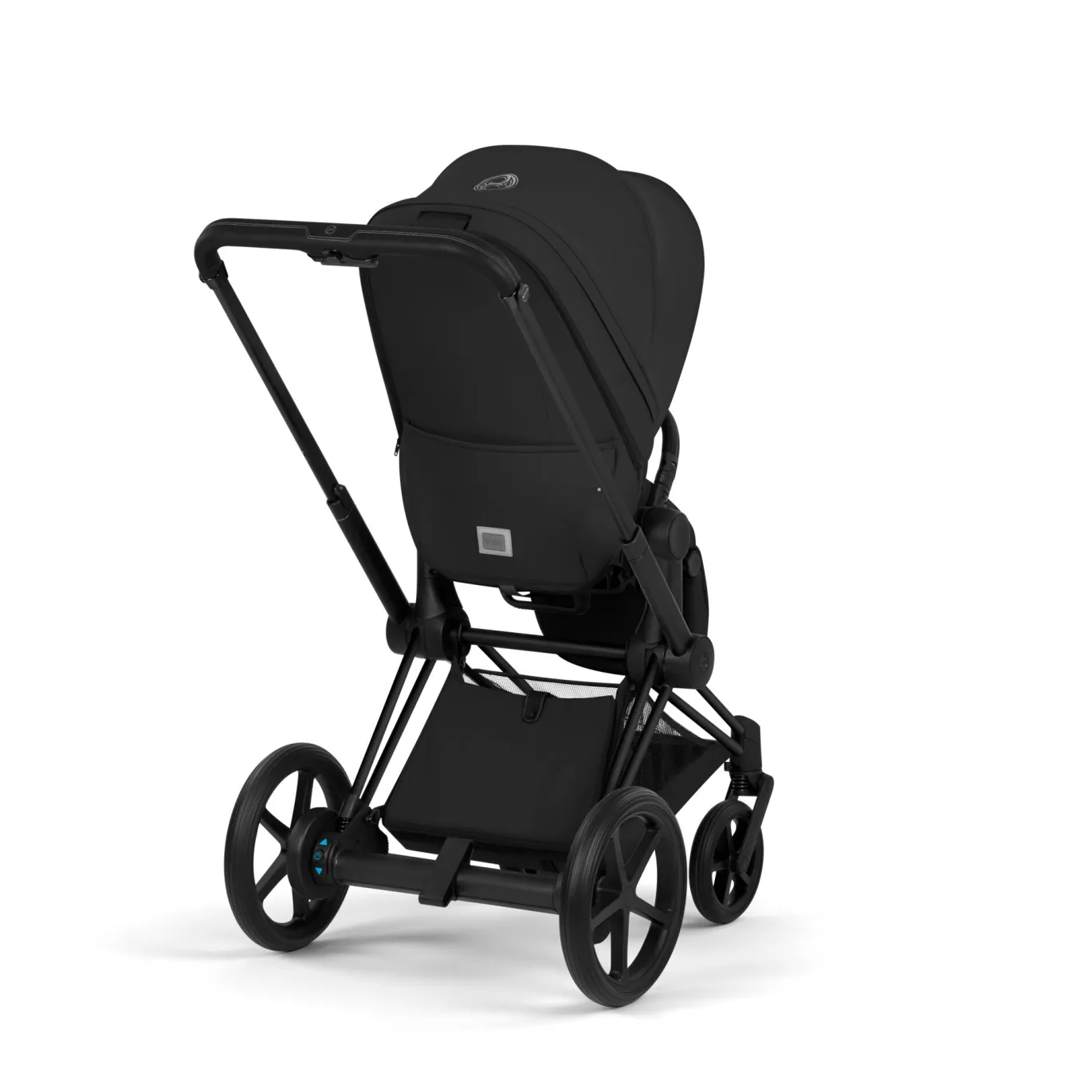e-Priam Comfort Sepia Black mit Rahmen in Matt Black 26