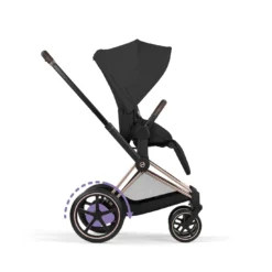 e-Priam Comfort Sepia Black mit Rahmen in Rosegold 26