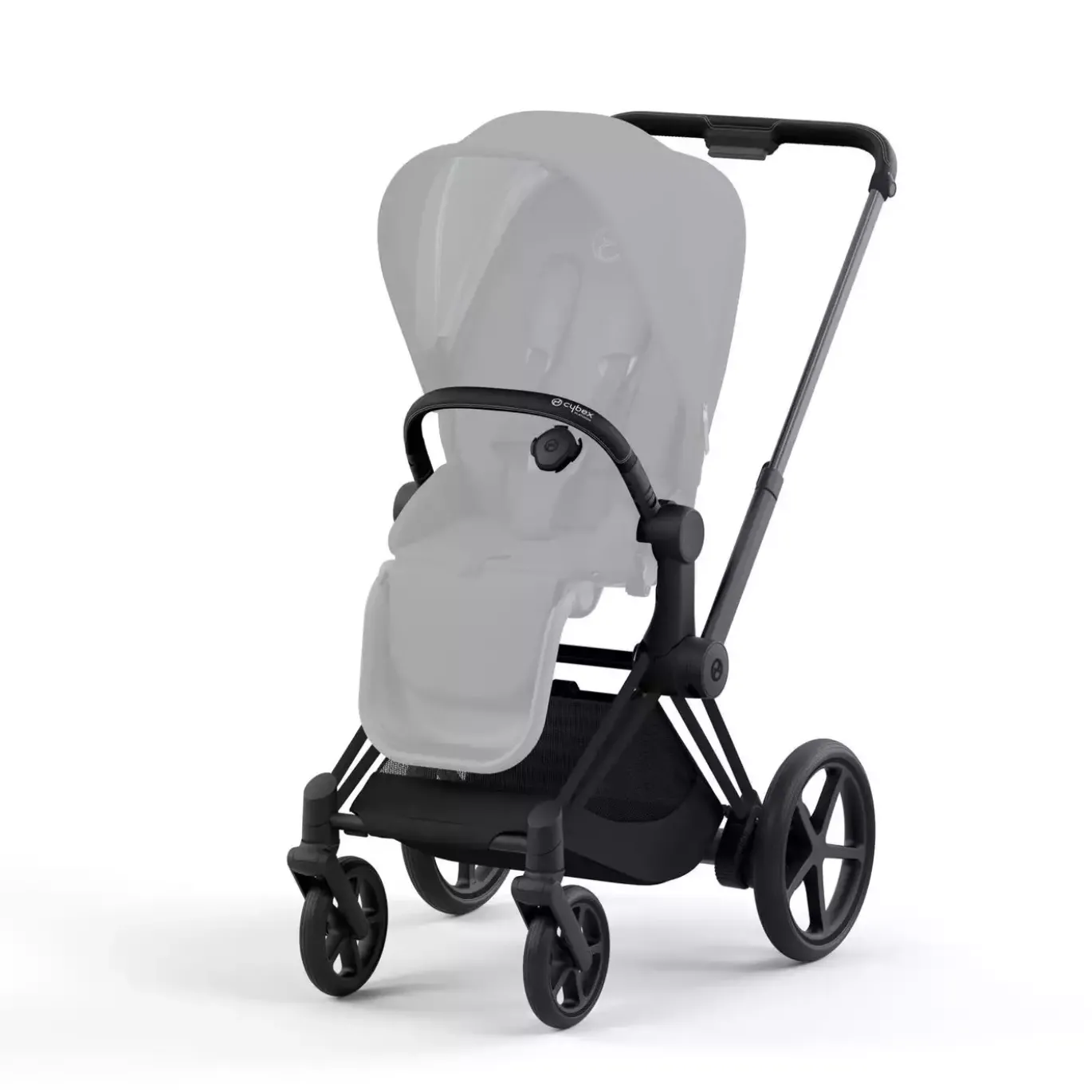 e-PRIAM Rahmen Matt Black