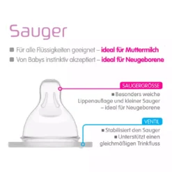 2er Pack MAM Sauger Silikon Gr.0