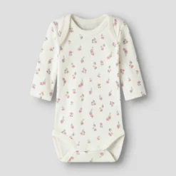 3er-Pack Langarmbody Flower Flieder