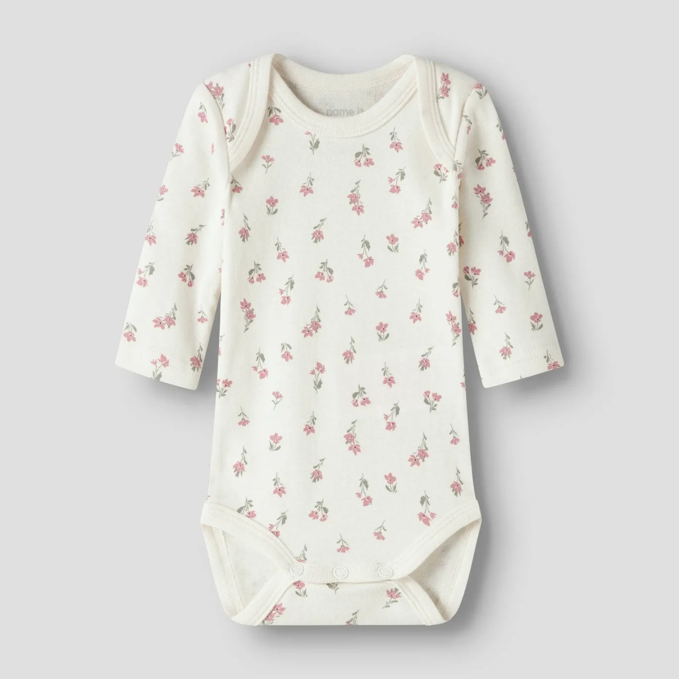 3er-Pack Langarmbody Flower Flieder