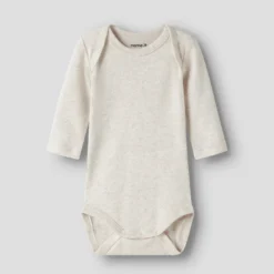 3er-Pack Langarmbody Animal Beige