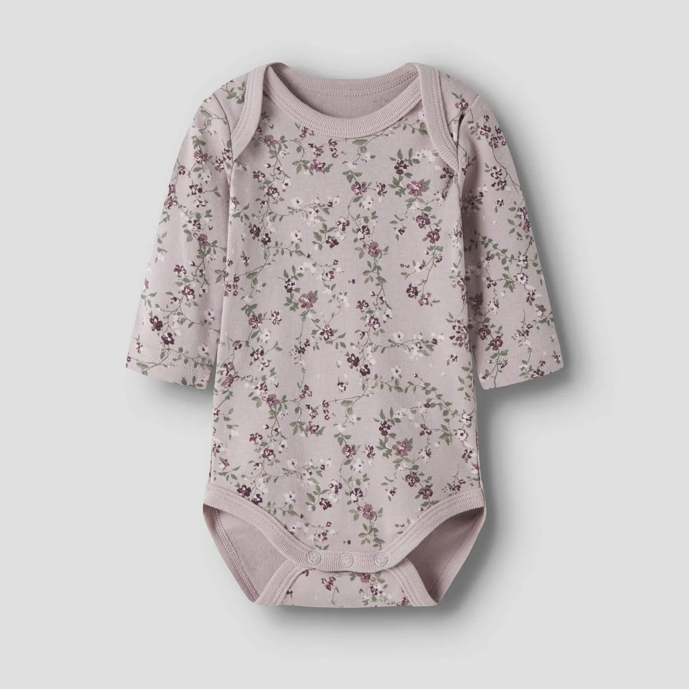 3er-Pack Langarmbody Violet Flower