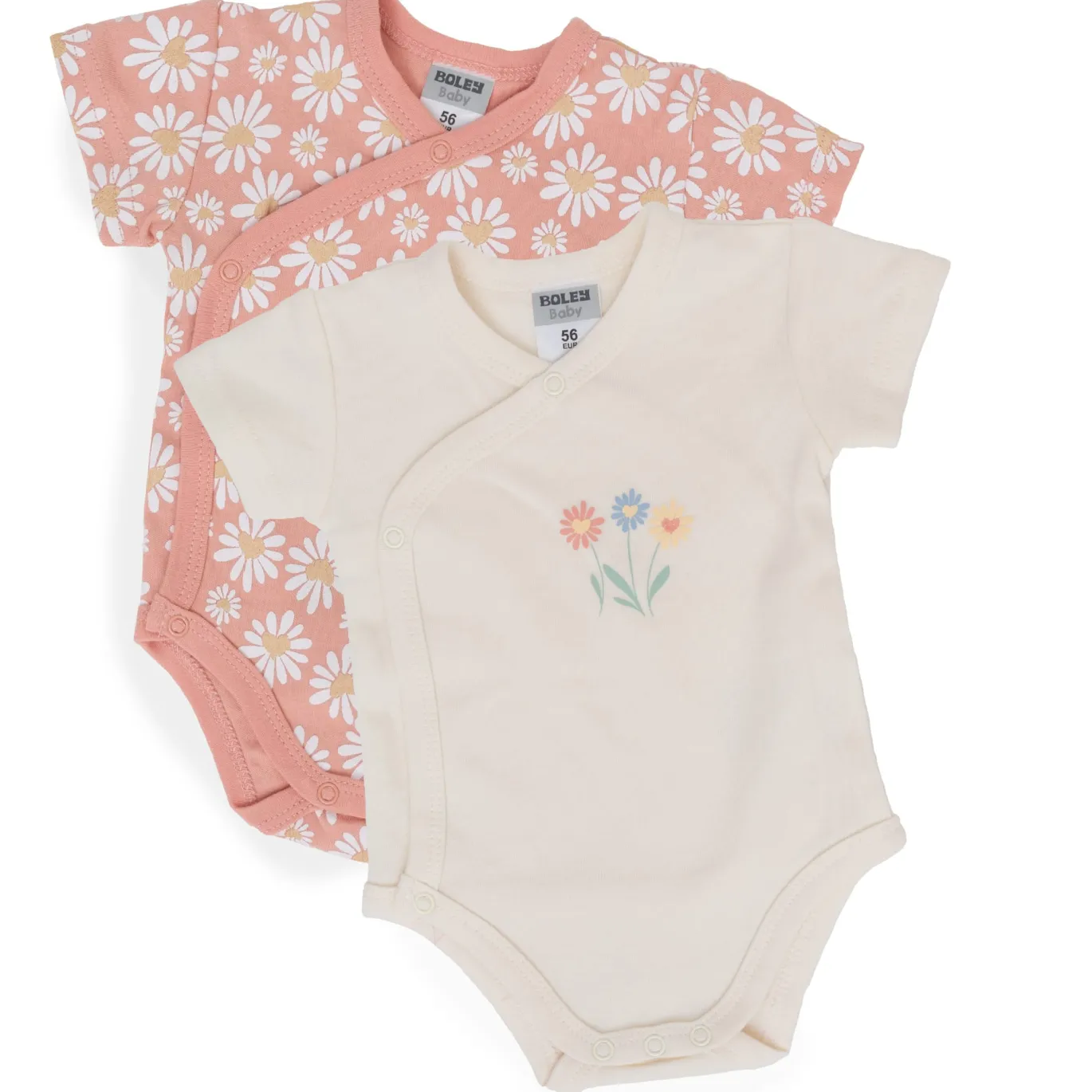 2er-Pack Wickelbodys Daisy
