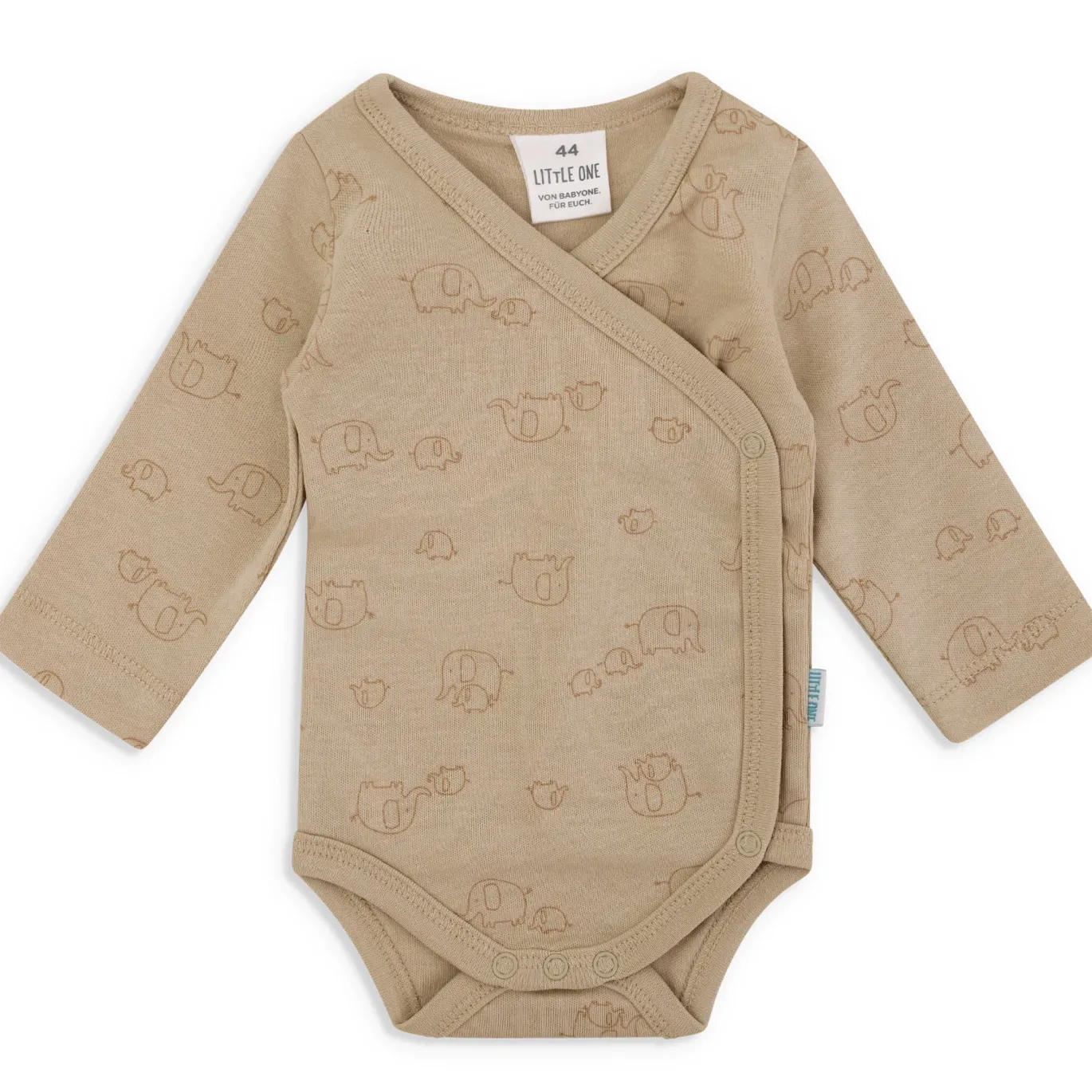 3er-Pack Wickelbodys Elefant