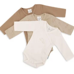 3er-Pack Wickelbodys Elefant