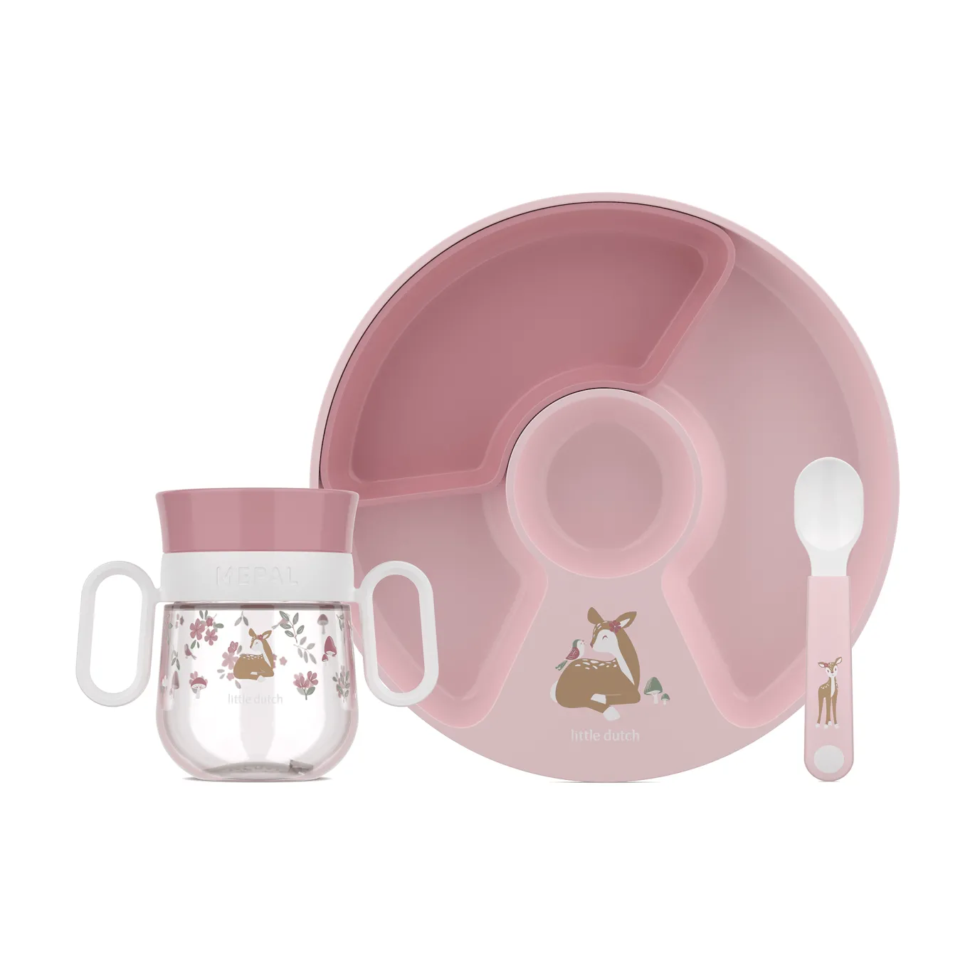 3er-Set Babygeschirr Mio Fairy Garden