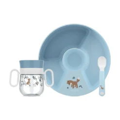 3er-Set Babygeschirr Mio Forest Friends
