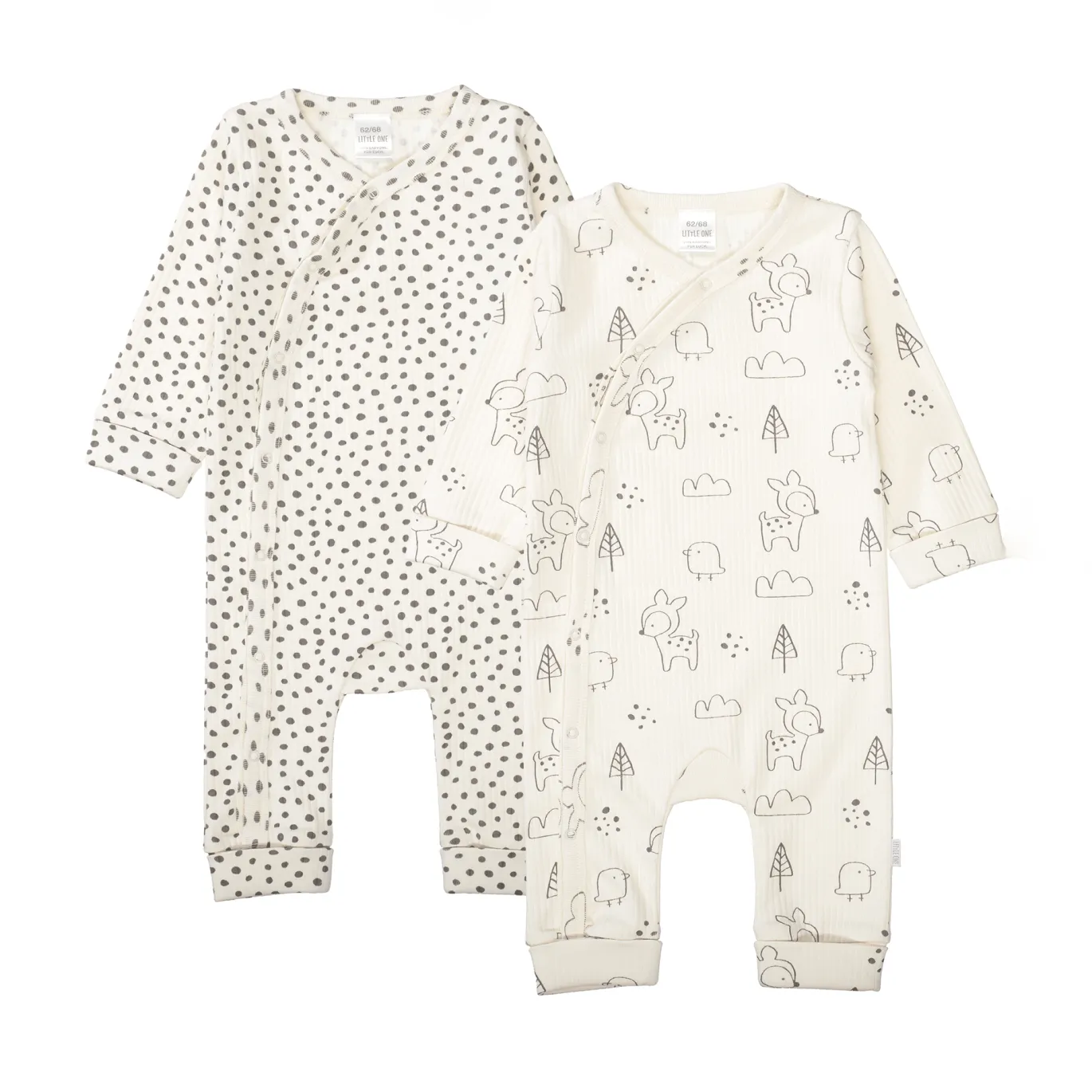 2er-Set Overalls