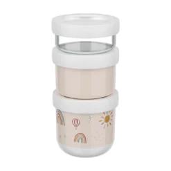 3er-Set Snackbox Mio Sunshine & Rainbow