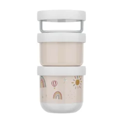 3er-Set Snackbox Mio Sunshine & Rainbow