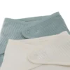 2er-Set Bandana Lätzchen Seagreen / Ivory