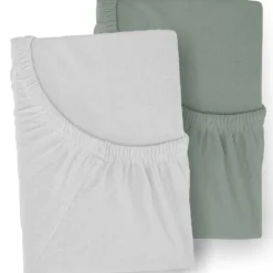 2er Set Jersey Spannbetttücher bis 70 x 140 cm
