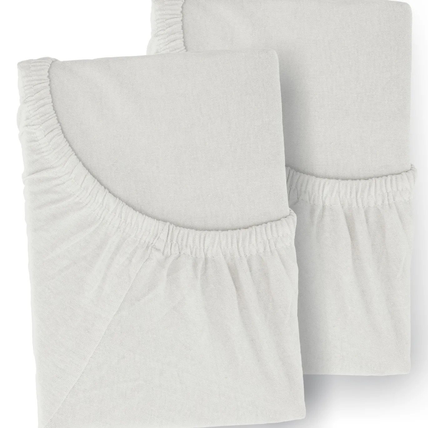 2er Set Jersey Spannbetttücher bis 70 x 140 cm