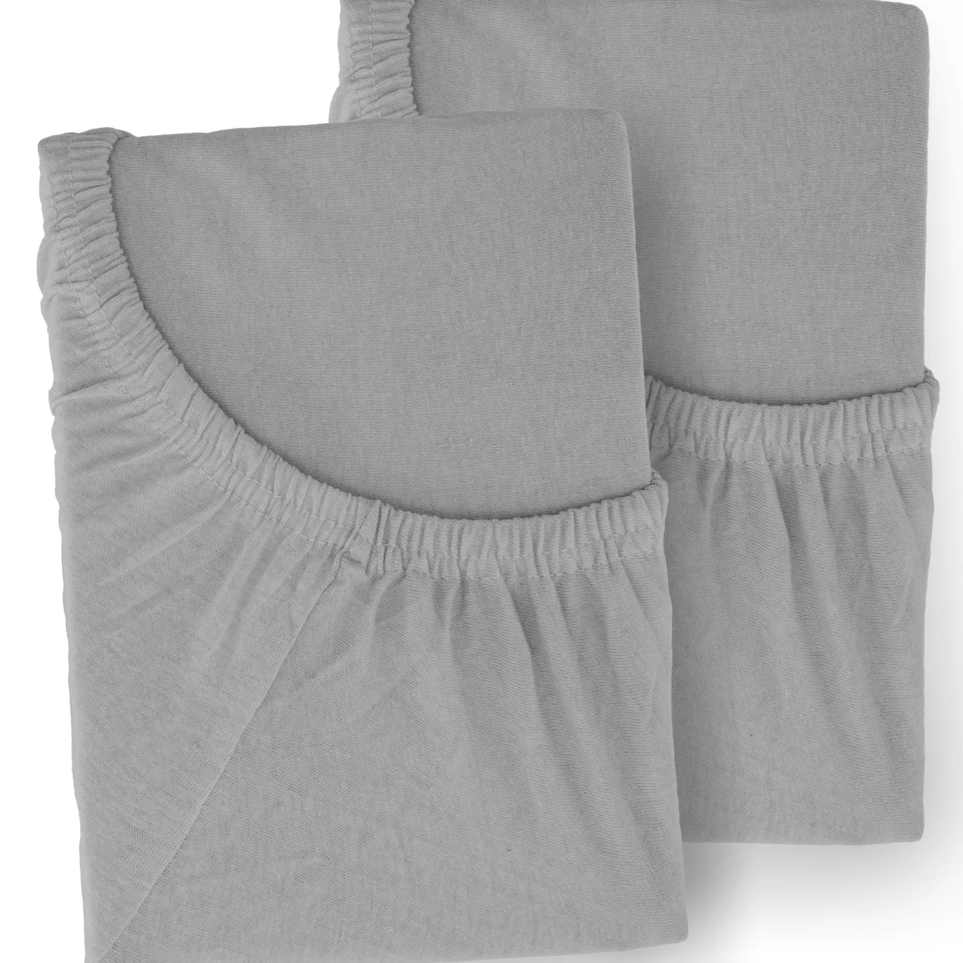 2er Set Jersey Spannbetttücher bis 70 x 140 cm