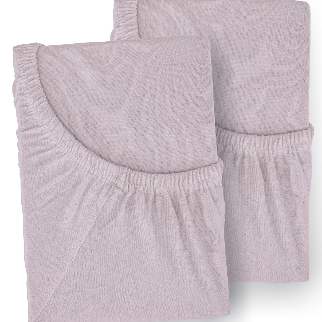 2er Set Jersey Spannbetttücher bis 70 x 140 cm