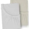 2er Set Jersey Spannbetttücher bis 70 x 140 cm