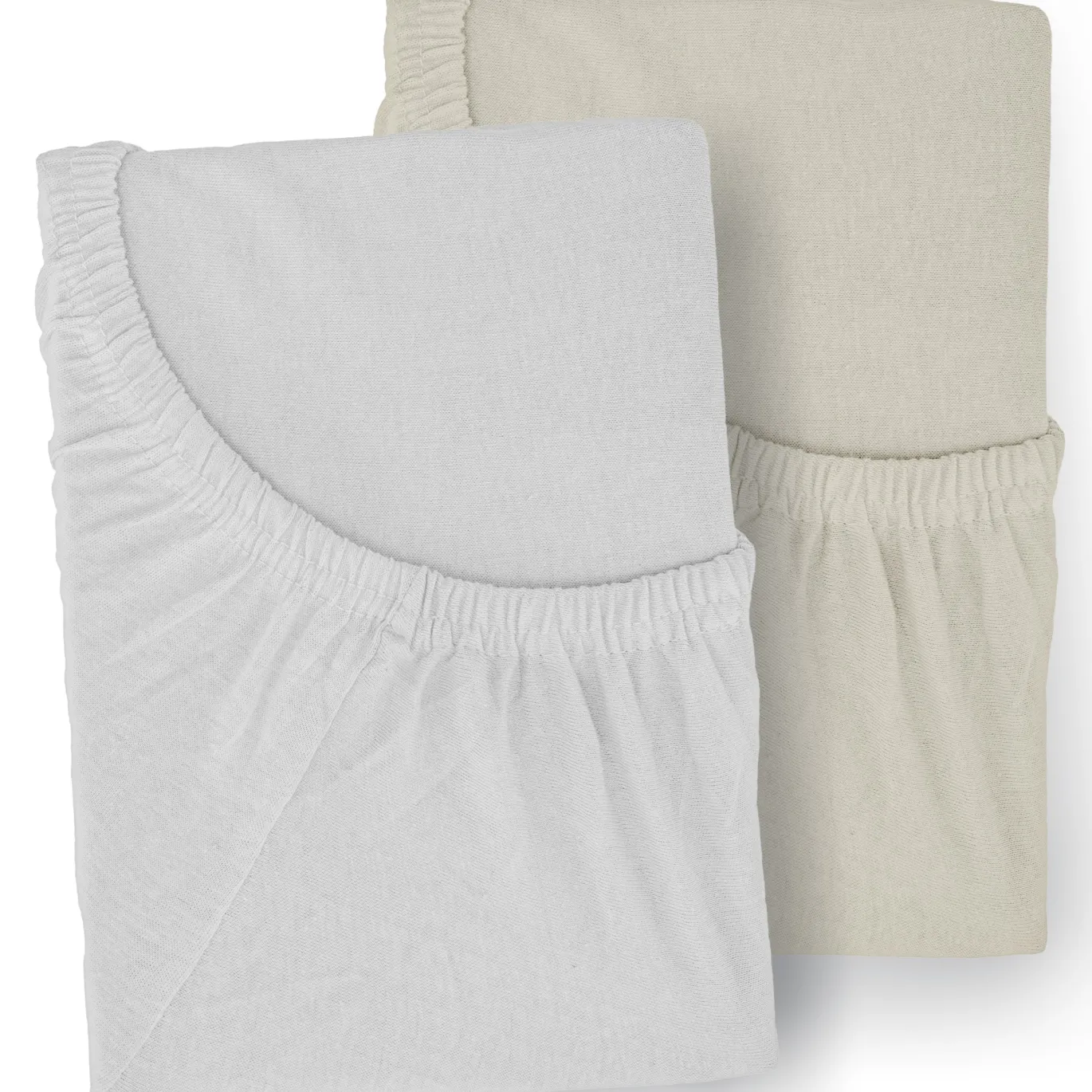 2er Set Jersey Spannbetttücher bis 70 x 140 cm
