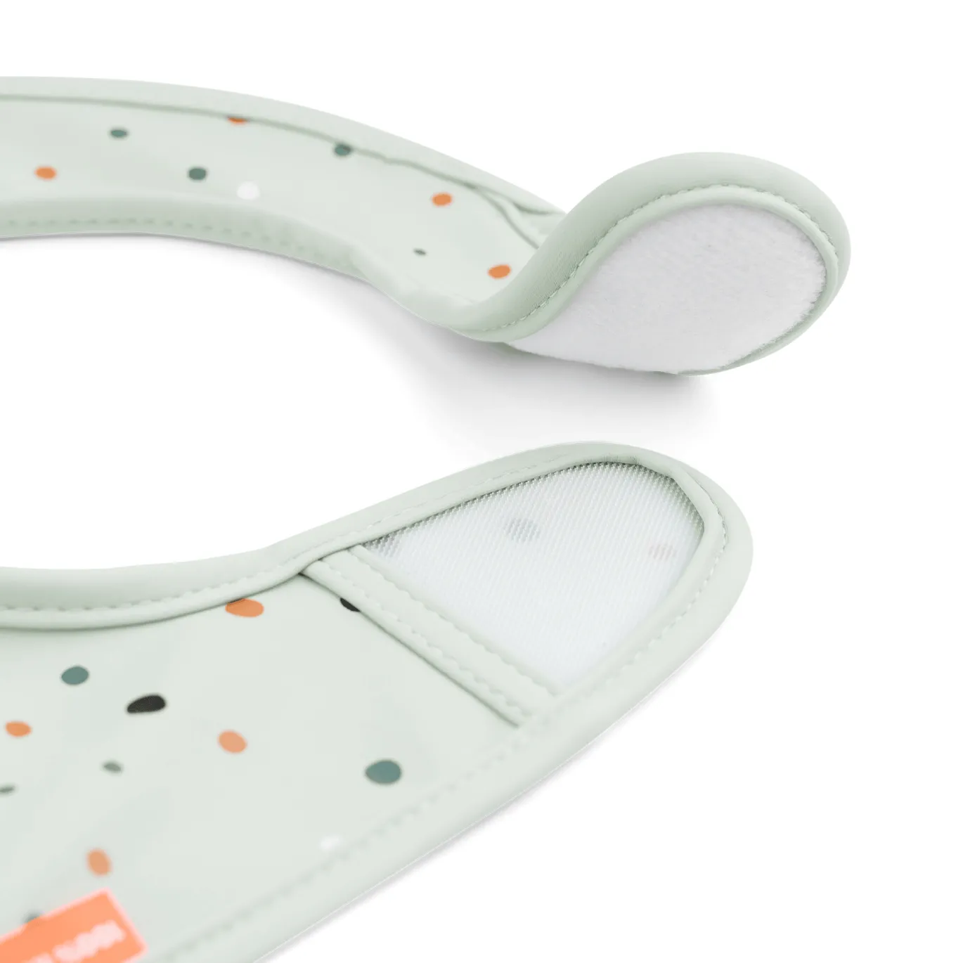 2er-Set Klettlätzchen Croco