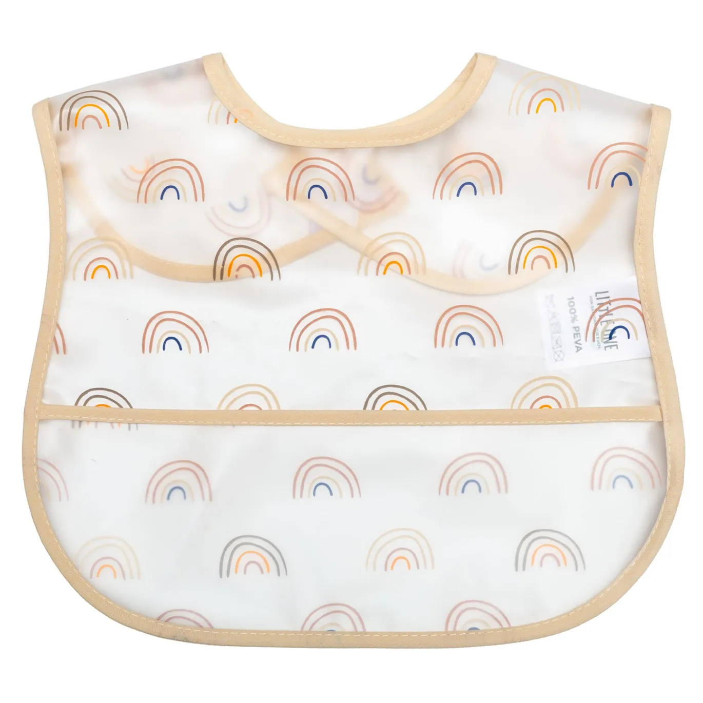 2er-Set Klettlätzchen Regenbogen