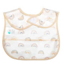 2er-Set Klettlätzchen Regenbogen