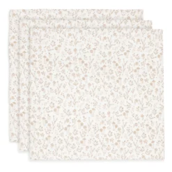 3er-Set Mulltücher Bloomy 70 x 70 cm
