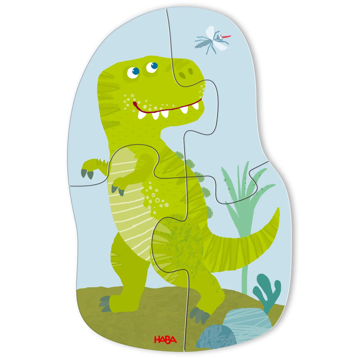 6 erste Puzzles Dinos