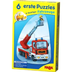 6 erste Puzzles - Fahrzeuge