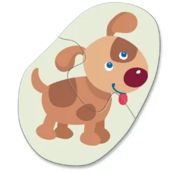 4 erste Puzzles – Tierkinder