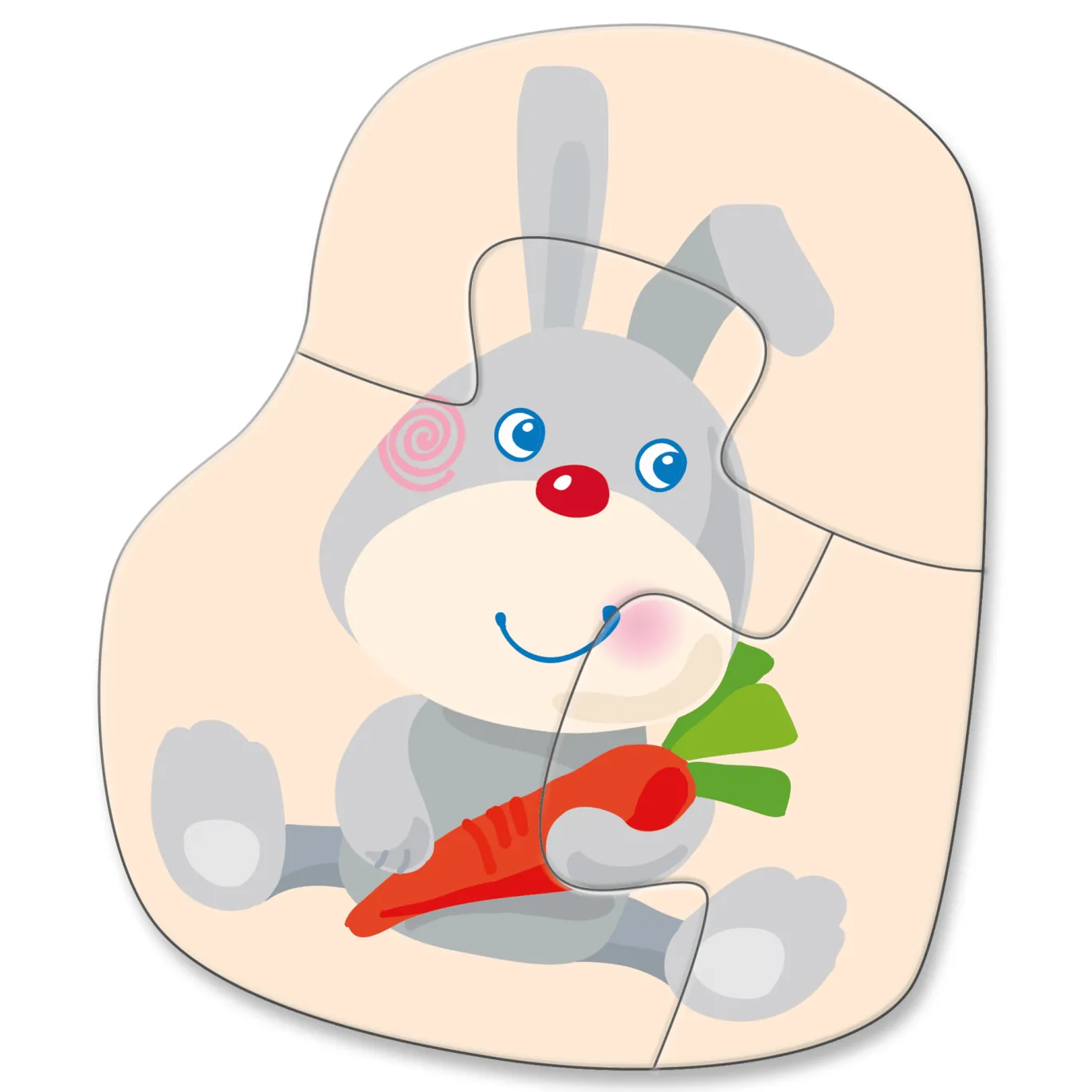4 erste Puzzles – Tierkinder