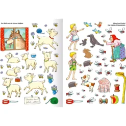 Erstes Stickern - Märchen
