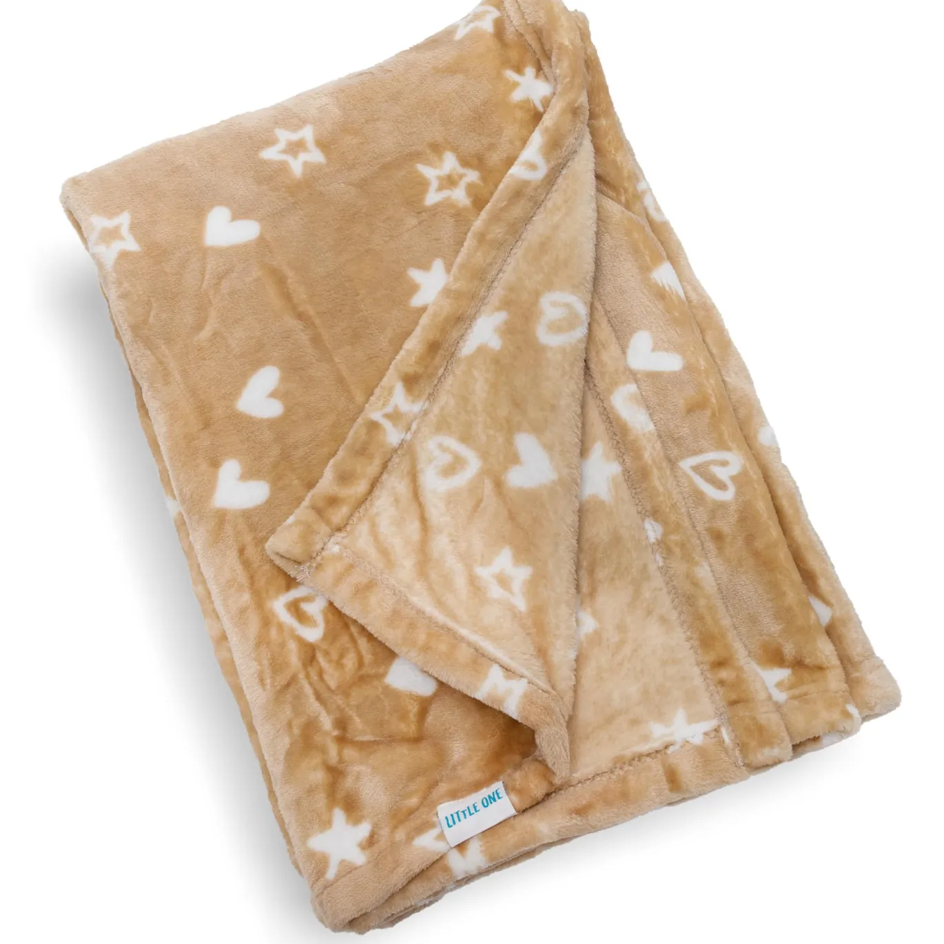 Flanell Fleecedecke Herzchen