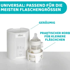 Flaschenwärmer mit Autoadapter