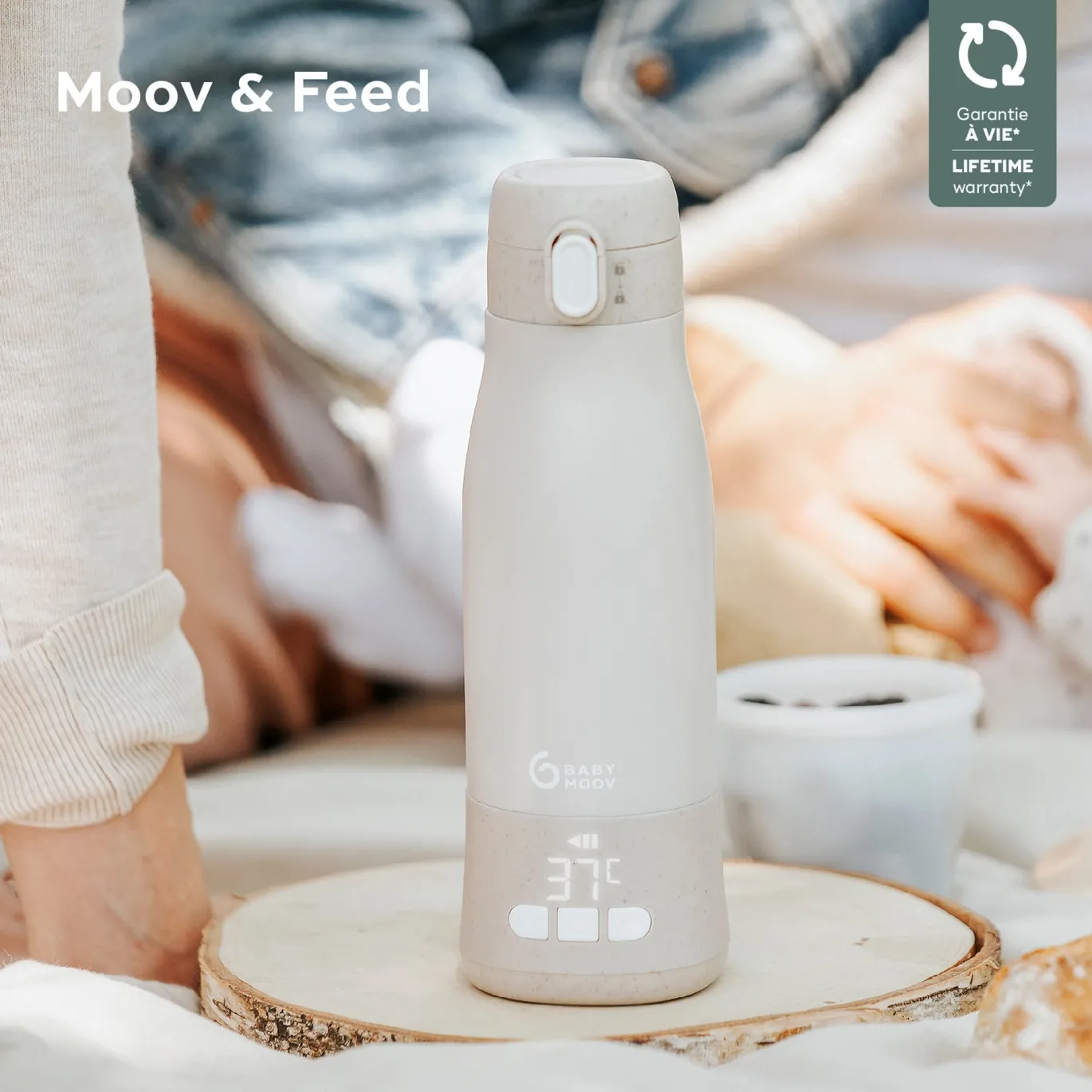 Flaschenwärmer Moov & Feed Beige