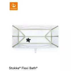 Flexi Bath® Transparent Green mit hitzeempfindlichem Stöpsel